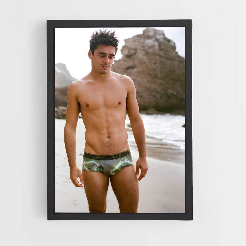 Poster Chris de mears – affiche Plongeon au tremplin (vue 2)